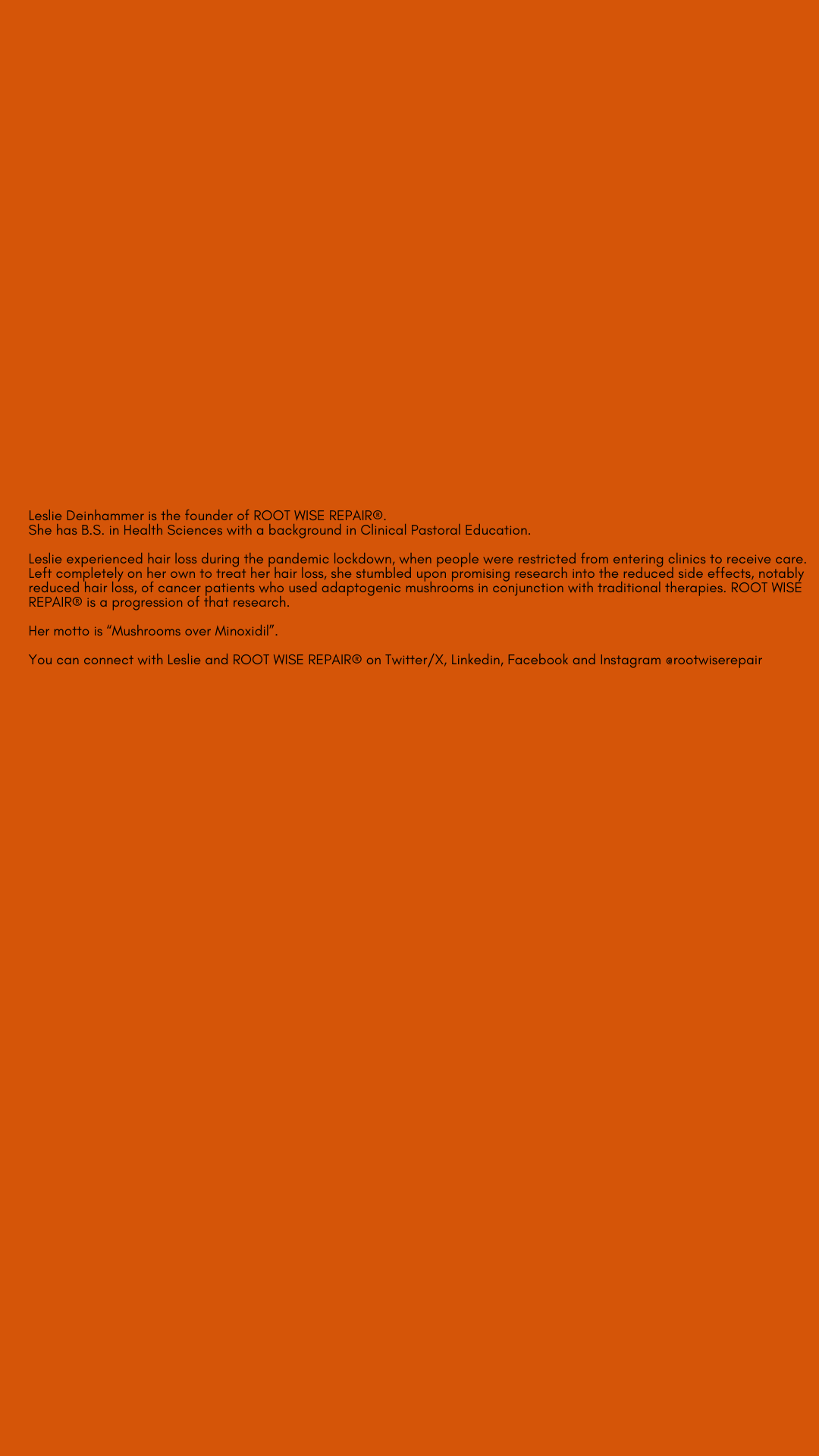 Processing Hair Loss - Workbook